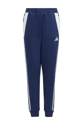 Wehkamp adidas Performance Junior voertbalbroek TIRO 24 donkerblauw/wit aanbieding