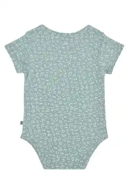 Wehkamp Born by Kiddo United romper mintgroen/witt aanbieding