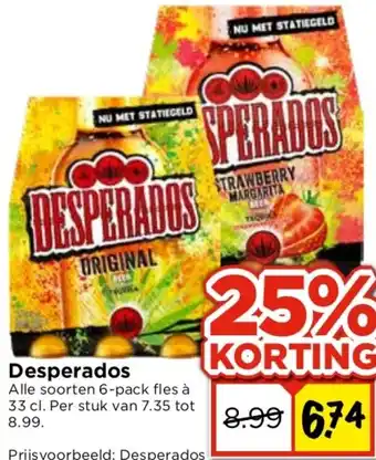 Vomar Voordeelmarkt Desperados aanbieding