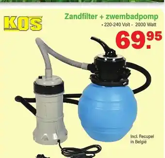 Van Cranenbroek Zandfilter + zwembadpomp aanbieding