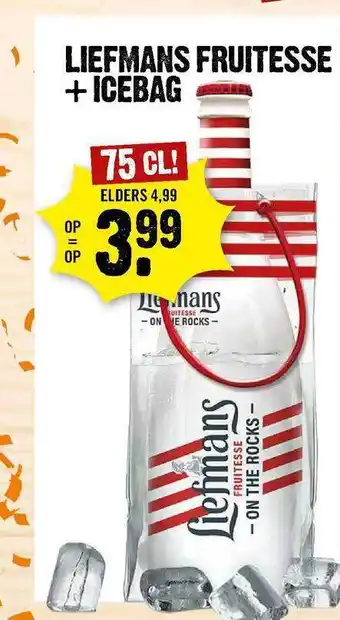 Dirck 3 Liefmans Fruitesse + Icebag aanbieding