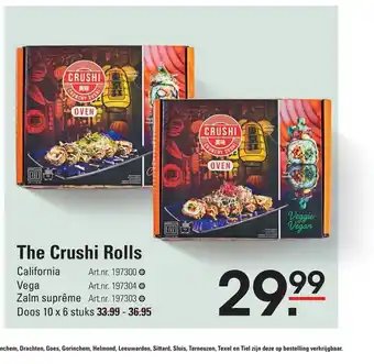 Sligro The Crushi Rolls aanbieding