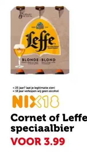 Coop Cornet of Leffe speciaalbier aanbieding