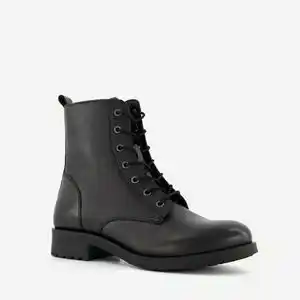 Scapino TwoDay leren dames veterboots aanbieding