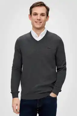 Wehkamp s.Oliver pullover antraciet aanbieding