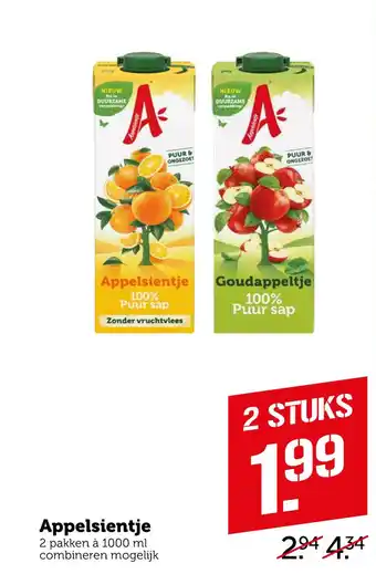 Coop Appelsientje 1000ml aanbieding