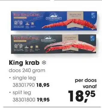 HANOS King Krab aanbieding