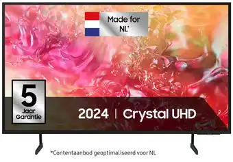 Coolblue Samsung Crystal UHD 50DU7100 (2024) + Soundbar aanbieding