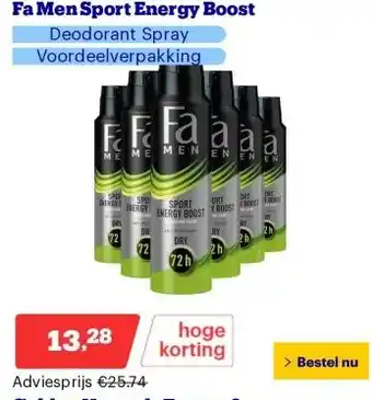 Bol.com Fa Men Sport Energy Boost aanbieding