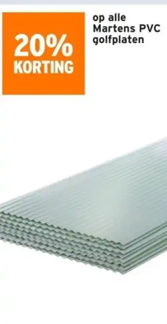 GAMMA op alle Martens PVC golfplaten aanbieding