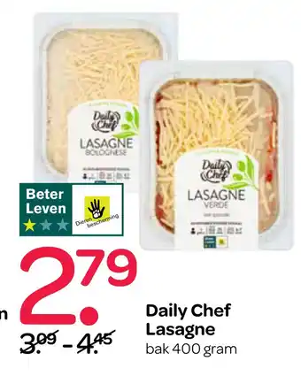 Spar Daily chef lasagne 400 gram aanbieding