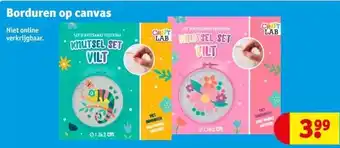 Kruidvat Borduren op canvas aanbieding