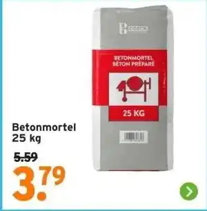 GAMMA Betonmortel 25 kg aanbieding