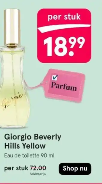 Etos Giorgio Beverly Hills Yellow 90 ml aanbieding