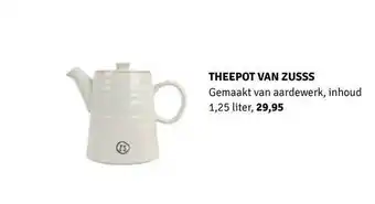 Nijhof Theepot Van Zusss aanbieding