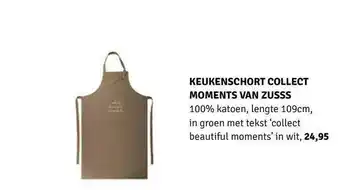 Nijhof Keukenschort Collect Moments Van Zusss aanbieding