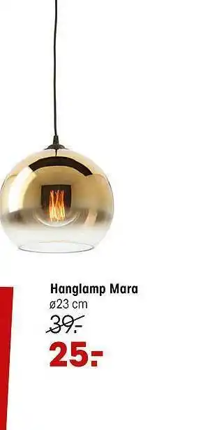 Kwantum Hanglamp Mara ø23 Cm aanbieding