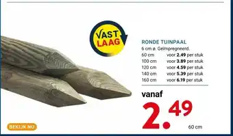 Kluswijs RONDE TUINPAAL aanbieding