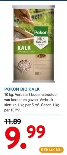 Kluswijs POKON BIO KALK aanbieding