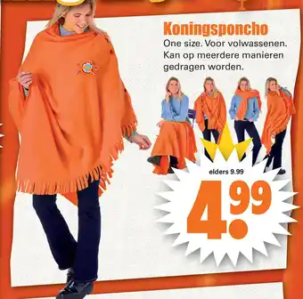 Dirk Koningsponcho aanbieding