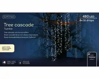 Welkoop Lumineo Twinkelend Boom - Cascadeverlichting - 6 takken aanbieding