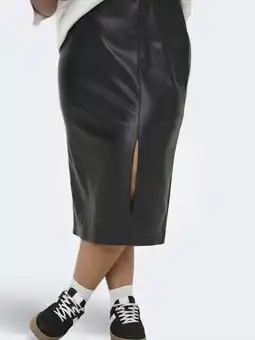 Wehkamp ONLY CARMAKOMA rok CARHEIDI zwart aanbieding