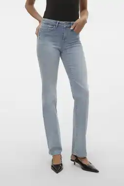 Wehkamp VERO MODA regular jeans VMFLASH light blue denim aanbieding