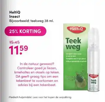 Drogisterij Visser HeltiQ Insect aanbieding