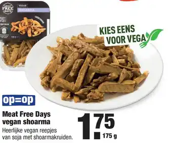 ALDI Meat Free Days Vegan Shoarma 175g aanbieding