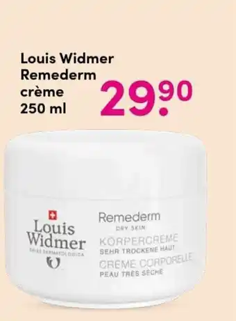 DA Louis Widmer Remederm creme 250ml aanbieding