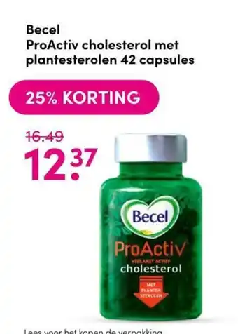 DA Becel ProActiv cholesterol met plantesterolen 42 capsules aanbieding