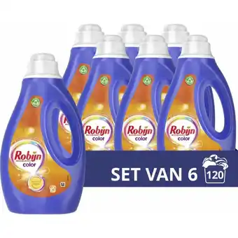 Plein.nl 6x Robijn Vloeibaar Wasmiddel Color aanbieding