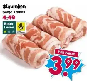 Boon`s Markt Slavinken pakje 4 stuks aanbieding