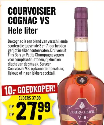 Dirck 3 Courvoisier cognac vs aanbieding