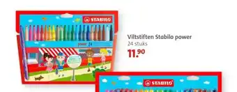 Bruna Viltstiften Stabilo power aanbieding