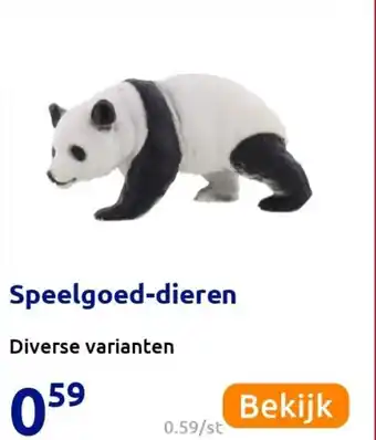 Action Speelgoed-dieren aanbieding