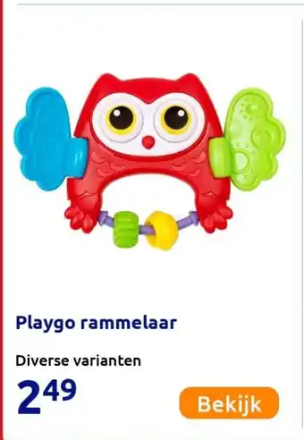 Action Playgo rammelaar aanbieding