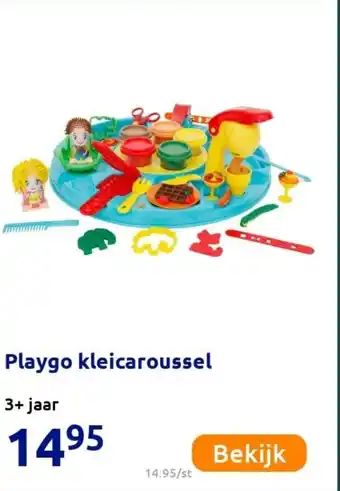 Action Playgo kleicaroussel aanbieding