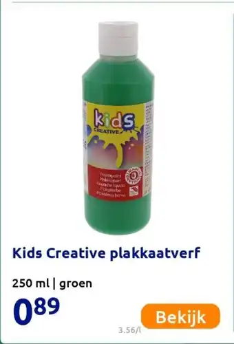 Action Kids Creative plakkaatverf 250ml aanbieding