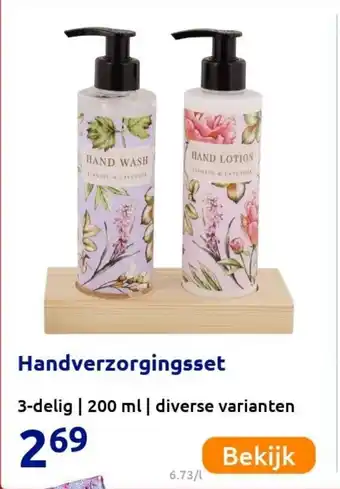 Action Handverzorgingsset aanbieding