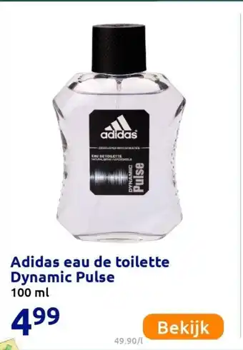 Action Adidas eau de toilette Dynamic Pulse 100ml aanbieding