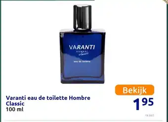 Action Varanti eau de toilette Hombre Classic 100ml aanbieding