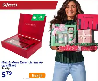 Action Max & More Essential make-up giftset aanbieding