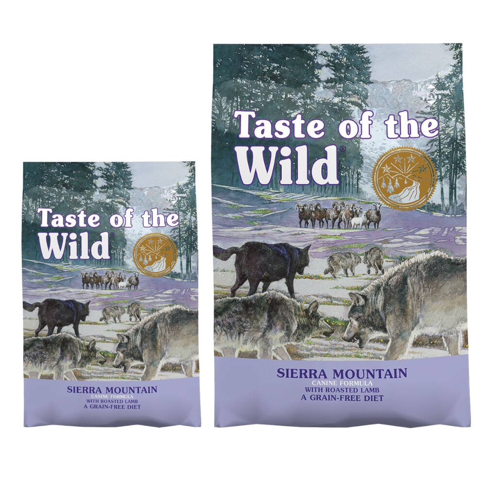 12,2kg +2kg gratis! Sierra Mountain Canine Taste of the Wild