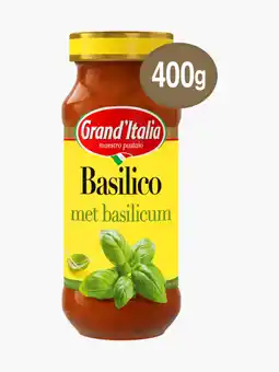 Flink Grand'Italia Tomatensaus Basilico 400g aanbieding