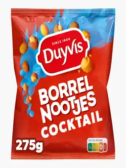 Flink Duyvis Borrelnootjes Cocktail Pinda Noten 275g aanbieding