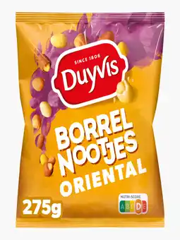 Flink Duyvis Borrelnootjes Oriental Pinda Noten 275g aanbieding