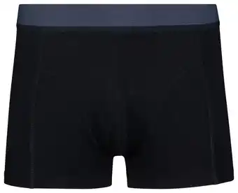 HEMA HEMA Herenboxers Kort Met Bamboe - 2 Stuks Donkerblauw (donkerblauw) aanbieding