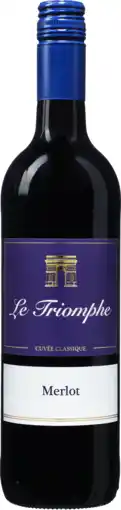 Wijnvoordeel Le Triomphe Merlot aanbieding