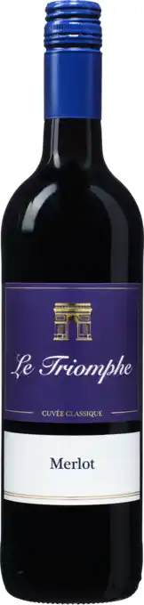 Wijnvoordeel Le Triomphe Merlot aanbieding